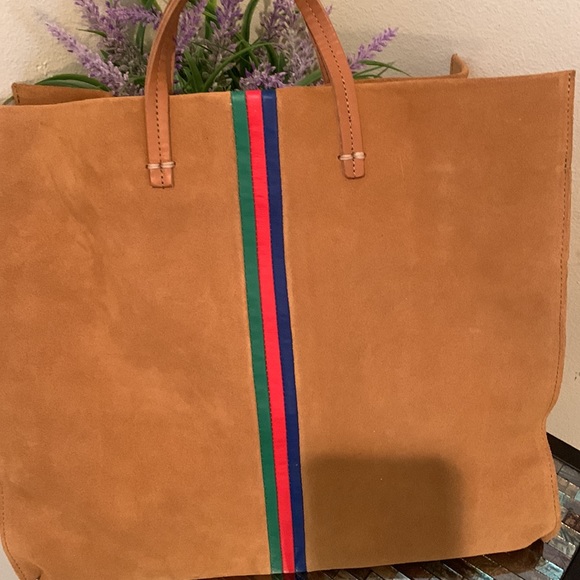 - Clare V. Simple Stripe Suede Tote
CLARE V. - Picture 13 of 17